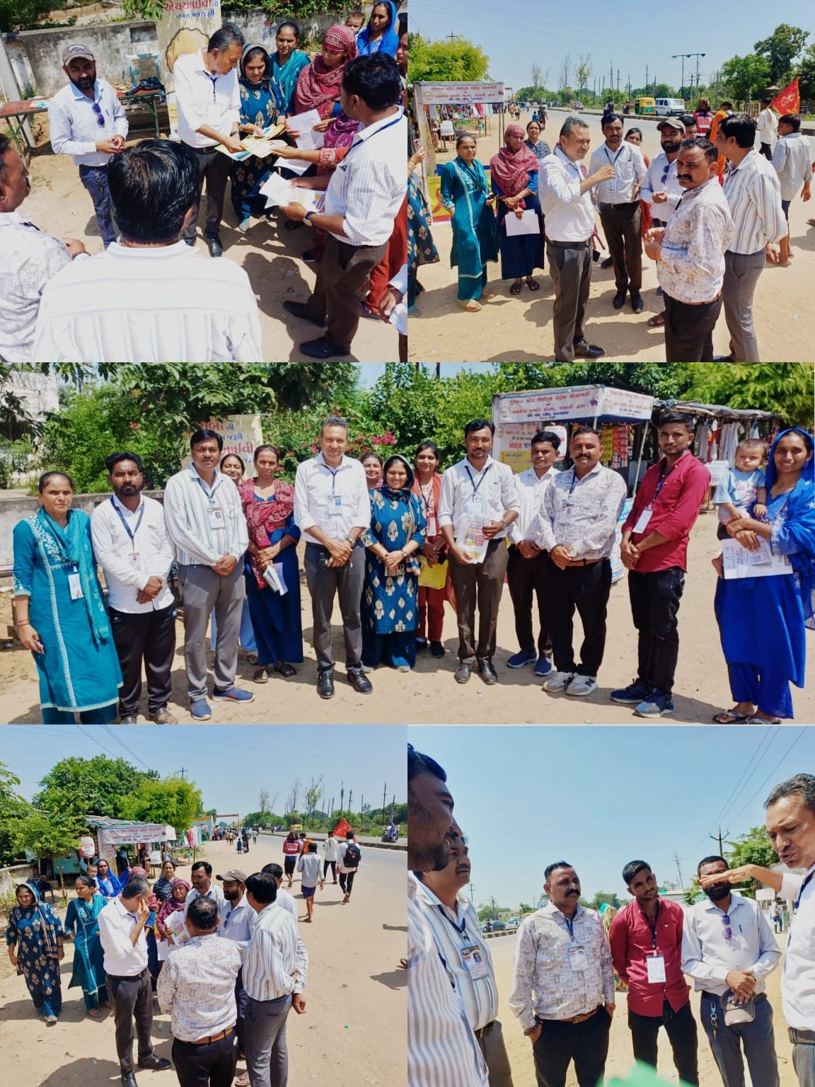 ભાદરવી પૂનમ મહા મેળામાં IHV, જાતીય રોગો ને લઈને કેનોપી(પોસ્ટર) પ્રદર્શન,IEC વિતરણ 